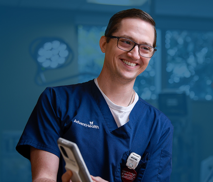 Close up of a smiling female clinical professional