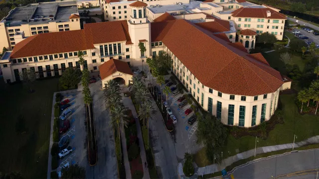 A bird's eye view of AdventHealth Celebration