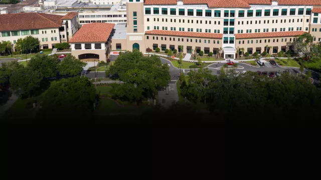 A vast view of the AdventHealth Winter Park building