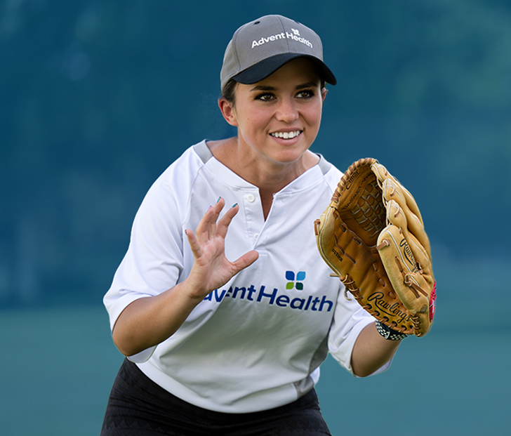 Close up of a smiling female clinical professional