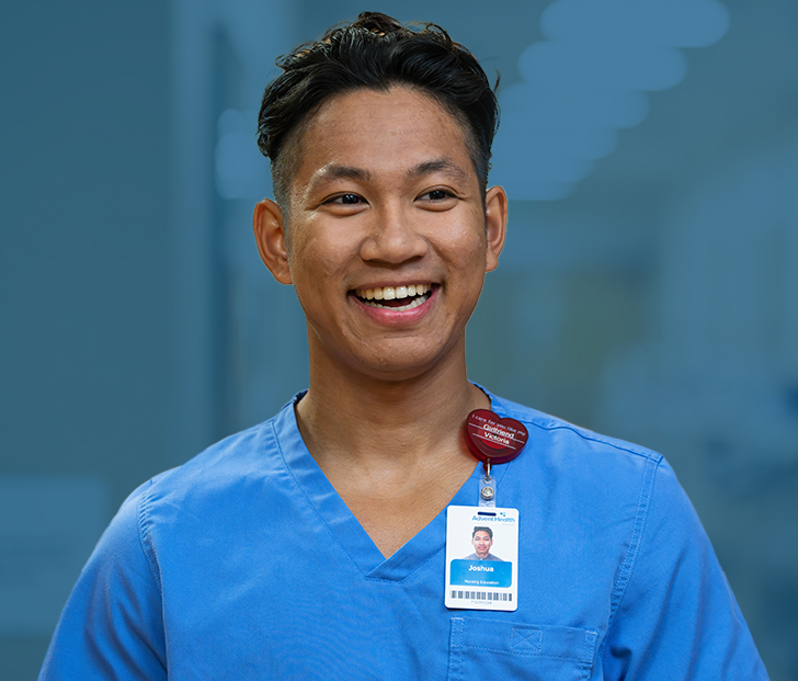 Close up of a smiling female clinical professional