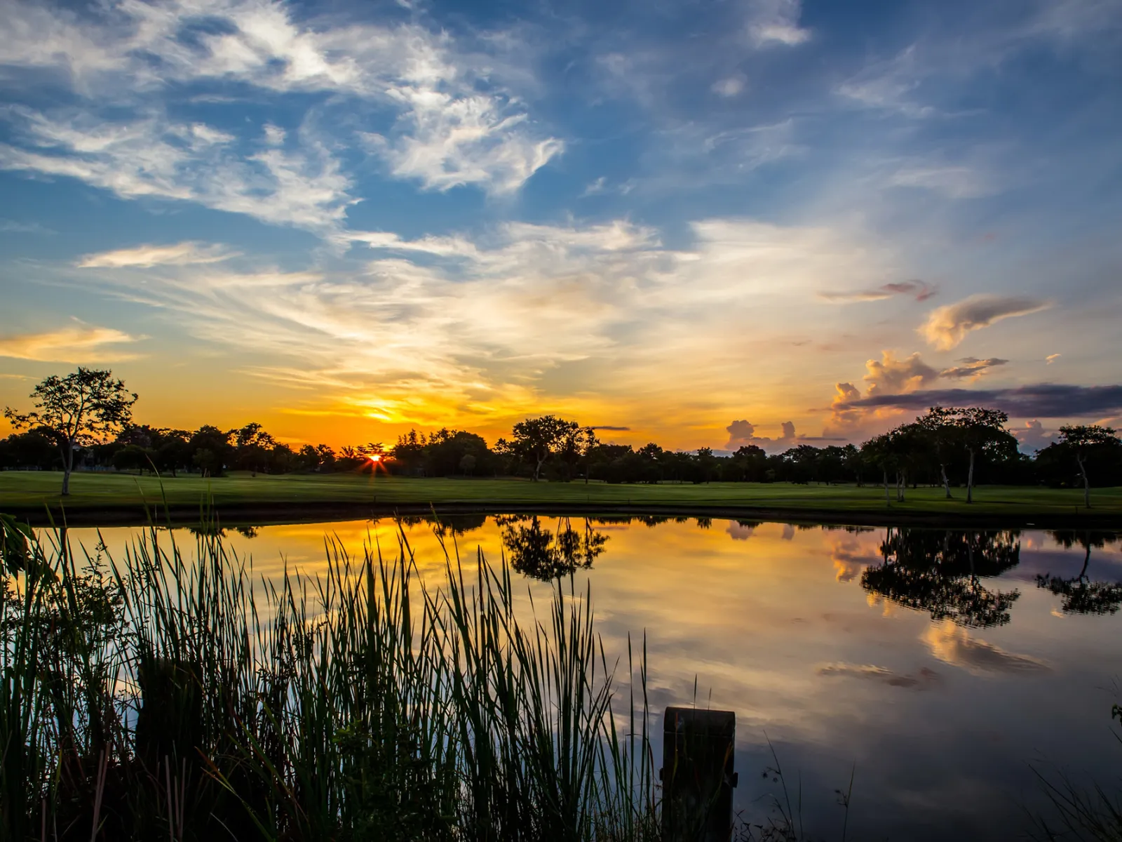 Sunset on a Florida Lake