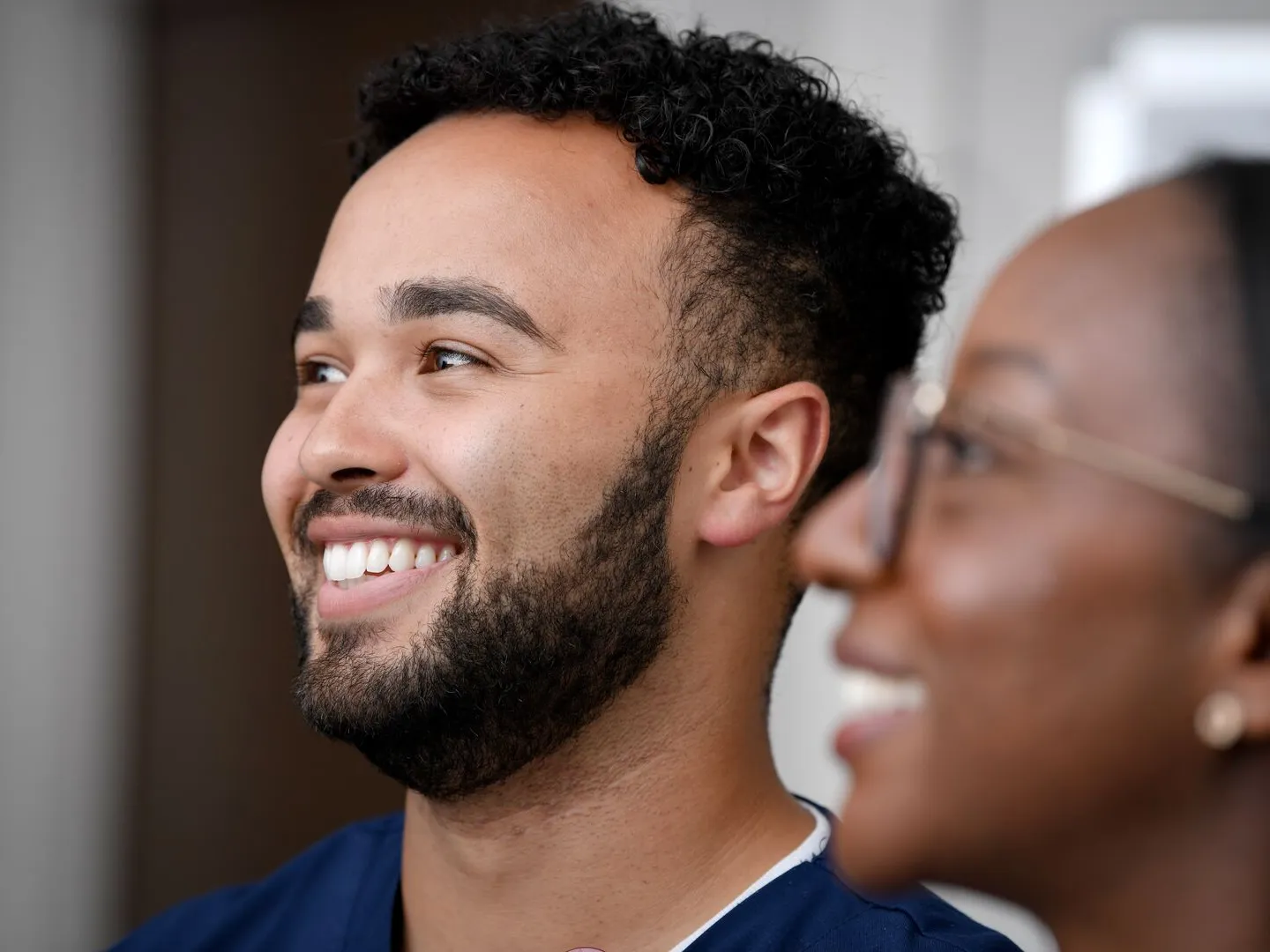 Two AdventHealth nurses smiling